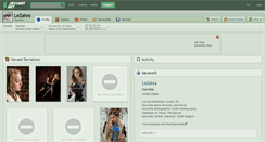 Desktop Screenshot of lezahra.deviantart.com