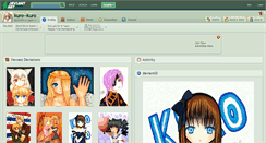 Desktop Screenshot of kuro--kuro.deviantart.com