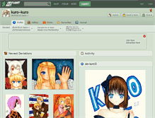 Tablet Screenshot of kuro--kuro.deviantart.com