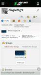 Mobile Screenshot of dragonflight.deviantart.com
