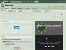 Tablet Screenshot of dragonflight.deviantart.com