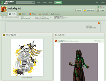 Tablet Screenshot of melodygrint.deviantart.com