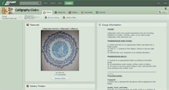 Desktop Screenshot of calligraphy-club.deviantart.com