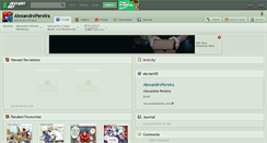 Desktop Screenshot of alexandrepereira.deviantart.com