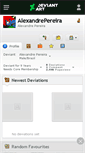 Mobile Screenshot of alexandrepereira.deviantart.com