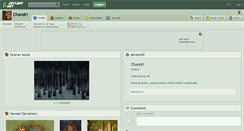 Desktop Screenshot of chandri.deviantart.com