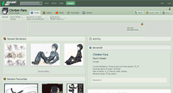 Desktop Screenshot of climber-fans.deviantart.com