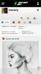 Mobile Screenshot of manany.deviantart.com