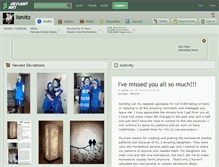 Tablet Screenshot of lishlitz.deviantart.com