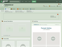 Tablet Screenshot of fatfetishlover.deviantart.com