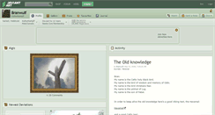 Desktop Screenshot of branwulf.deviantart.com