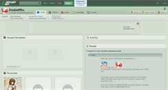Desktop Screenshot of doubledftw.deviantart.com