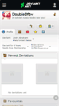 Mobile Screenshot of doubledftw.deviantart.com
