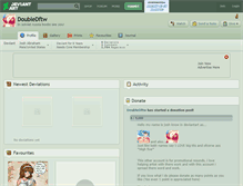Tablet Screenshot of doubledftw.deviantart.com