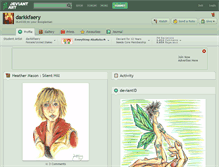 Tablet Screenshot of darkkfaery.deviantart.com