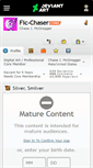 Mobile Screenshot of fic-chaser.deviantart.com