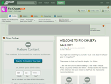 Tablet Screenshot of fic-chaser.deviantart.com