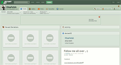 Desktop Screenshot of elizafetish.deviantart.com