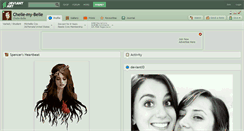 Desktop Screenshot of chelle-my-belle.deviantart.com