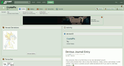 Desktop Screenshot of crystalpix.deviantart.com
