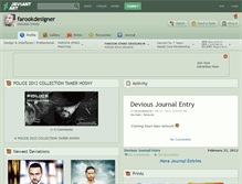 Tablet Screenshot of farookdesigner.deviantart.com