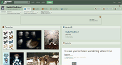 Desktop Screenshot of nadiewindhowl.deviantart.com