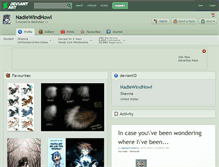 Tablet Screenshot of nadiewindhowl.deviantart.com