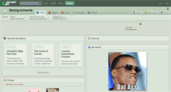 Desktop Screenshot of blazing-alchemist.deviantart.com