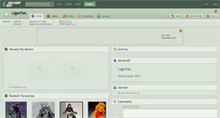 Desktop Screenshot of ligerfan.deviantart.com