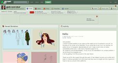 Desktop Screenshot of geek-next-door.deviantart.com