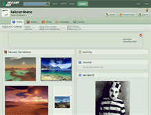 Tablet Screenshot of kaluverdeano.deviantart.com