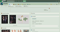 Desktop Screenshot of luckyalice.deviantart.com