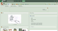 Desktop Screenshot of ejz.deviantart.com