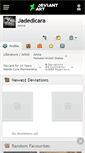 Mobile Screenshot of jadedicara.deviantart.com