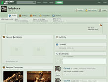 Tablet Screenshot of jadedicara.deviantart.com