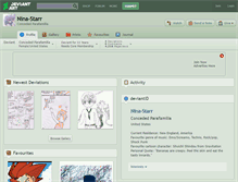 Tablet Screenshot of nina-starr.deviantart.com