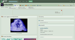 Desktop Screenshot of prettyvioletfire.deviantart.com