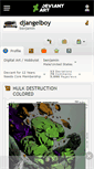 Mobile Screenshot of djangelboy.deviantart.com
