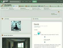 Tablet Screenshot of brumagris.deviantart.com