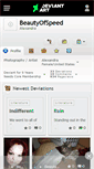 Mobile Screenshot of beautyofspeed.deviantart.com