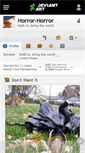 Mobile Screenshot of horror-horror.deviantart.com
