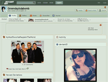 Tablet Screenshot of greendayisdabomb.deviantart.com