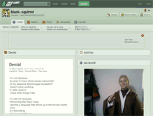 Tablet Screenshot of black--squirrel.deviantart.com