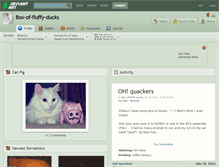 Tablet Screenshot of box-of-fluffy-ducks.deviantart.com
