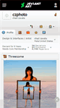 Mobile Screenshot of czphoto.deviantart.com