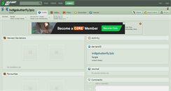 Desktop Screenshot of indigobutterfly3plz.deviantart.com