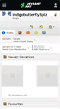 Mobile Screenshot of indigobutterfly3plz.deviantart.com