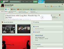 Tablet Screenshot of ahmed-khalil.deviantart.com