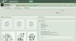 Desktop Screenshot of lillyluna.deviantart.com