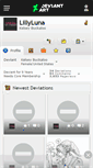 Mobile Screenshot of lillyluna.deviantart.com